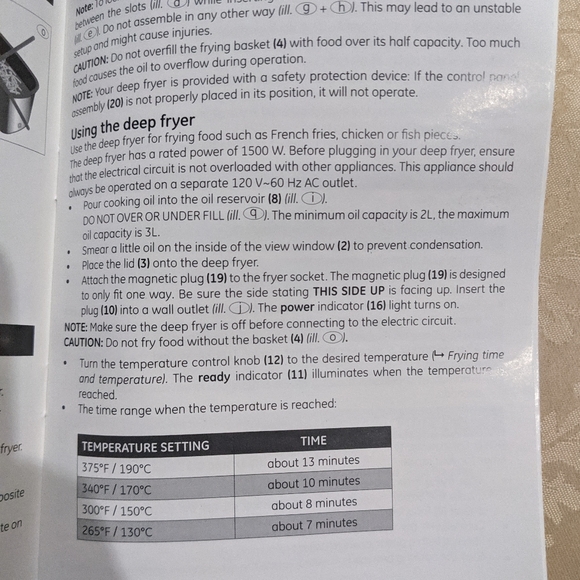 G E Deep Fryer - Picture 14 of 16